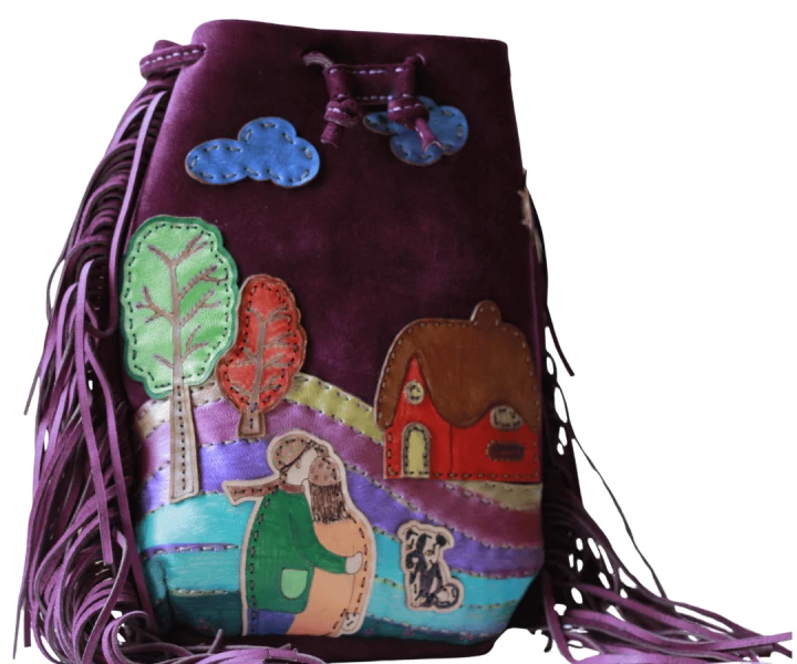 حقيبة الحياة الريفية الجلدية