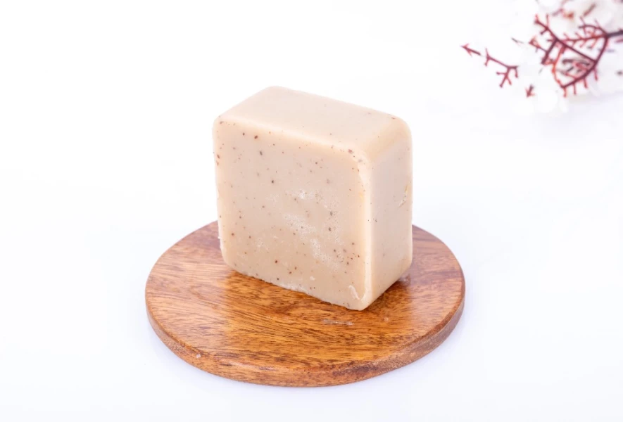 صابونة تقشير بحبوب القهوة