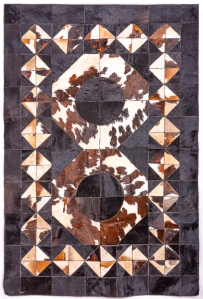 Rectangular Leather Rug