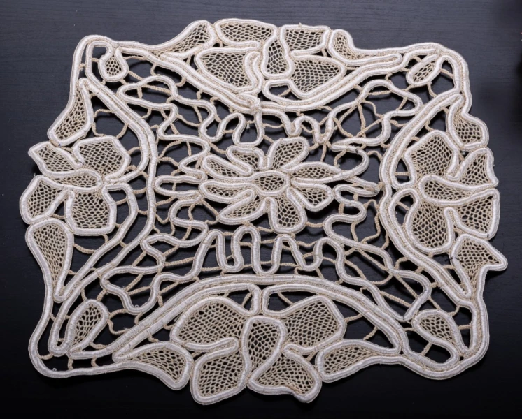 Square Embroidered Doily