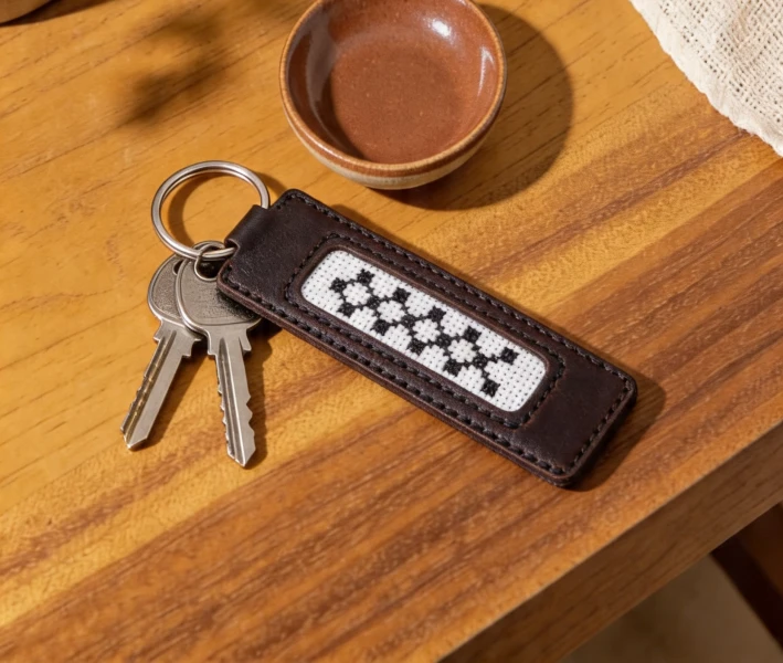 Leather Keychain