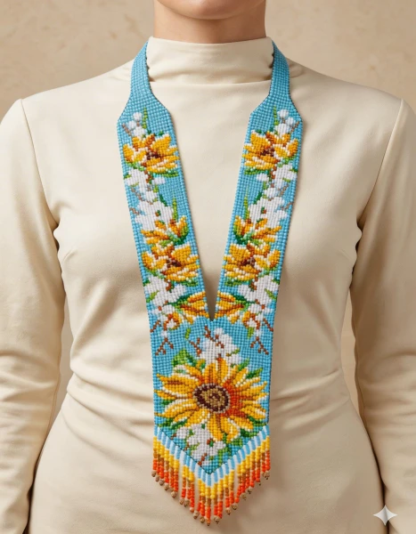 Sunflower Necklace