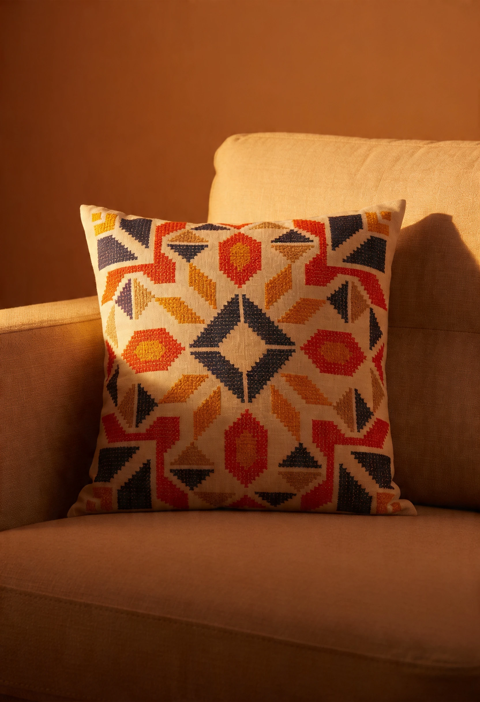 Navy Cushion Cover