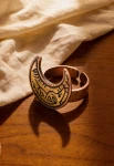 Crescent Copper Ring