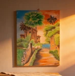 Rural Village Painting